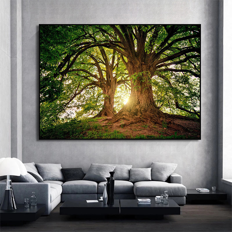 Family Tree Print - Ruang Keluarga 2026 Seni Dinding Baru