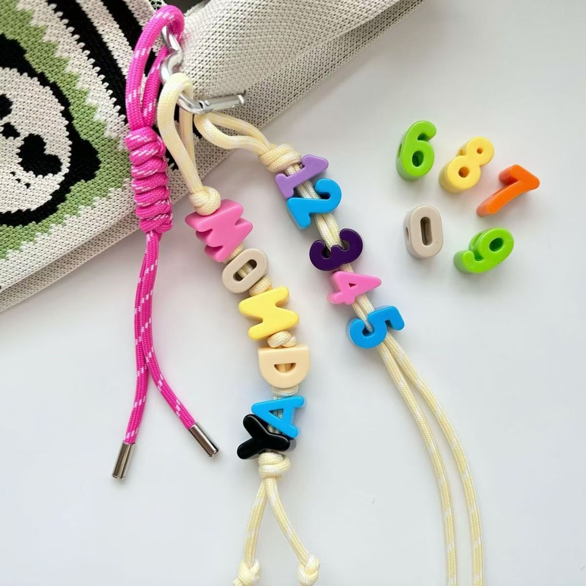 Initial Ring Custom - Gantungan Kunci nama kustom 1-7 huruf