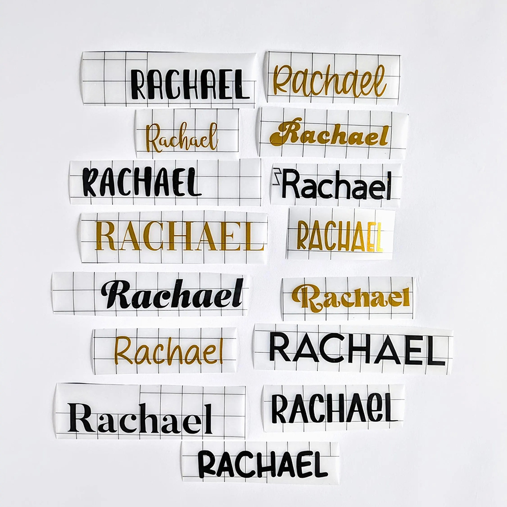 Personalised Candle Label - Stiker Vinil Nama Pribadi Stiker Pengantin