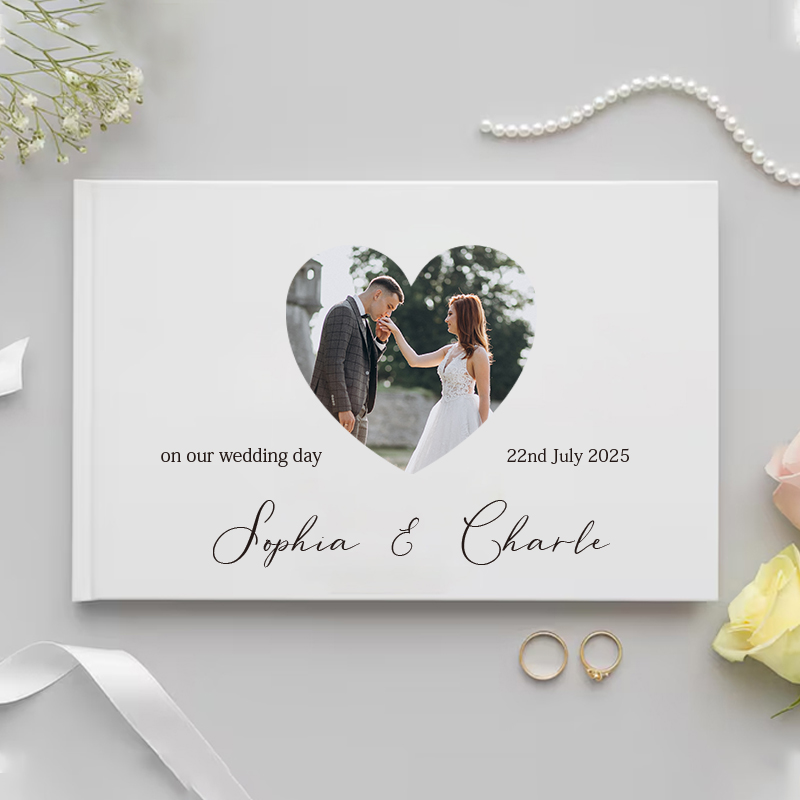 Custom Photo Book - Buku Tamu yang Dipersonalisasi untuk Hadiah