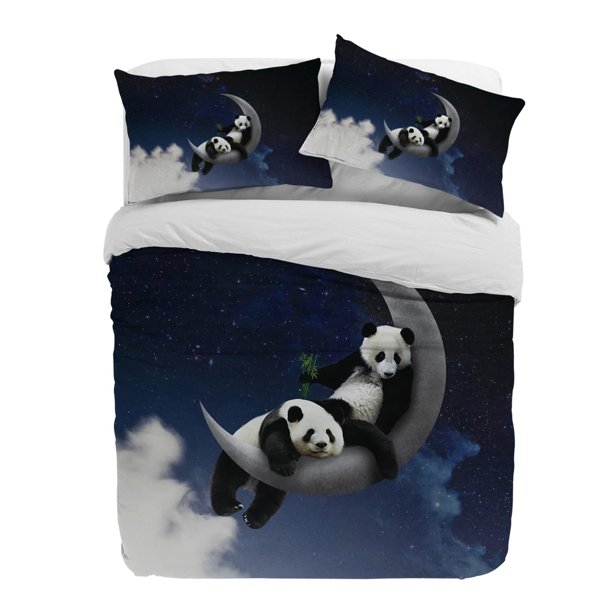 Custom Night Sky - Penutup Selimut Hewan Bintang Bambu Panda