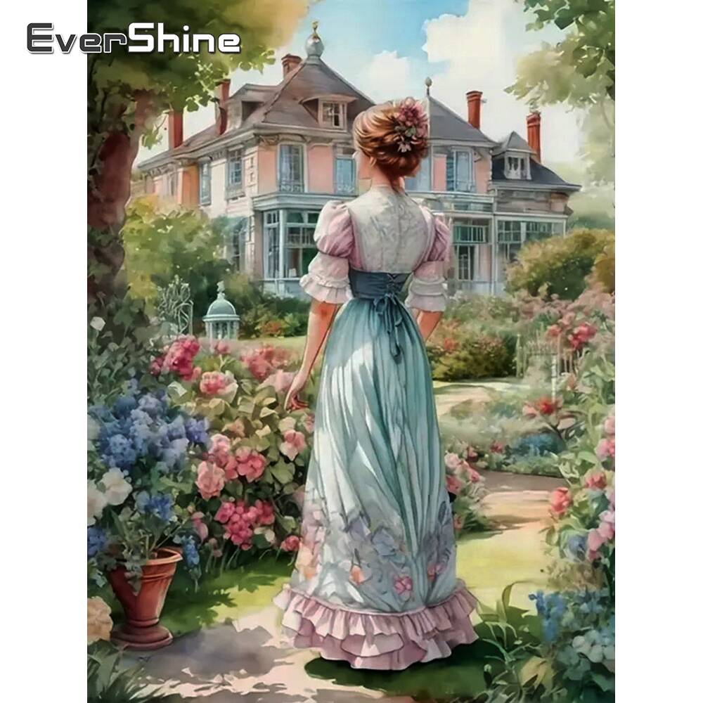 Photo Mosaic Print - Evershine lukisan berlian cinta hati batu