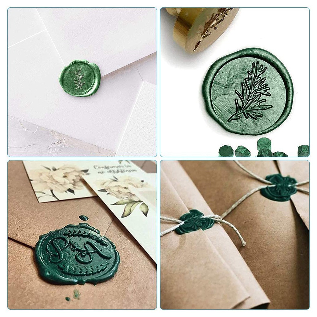 Wax Seal Letter Kit - AT84-Manik-manik Lilin Segel, 200 Buah Manik-manik