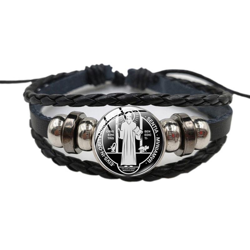 Coordinates Bracelet - Gelang Kulit Eksorsisme Santo Benediktus Katolik