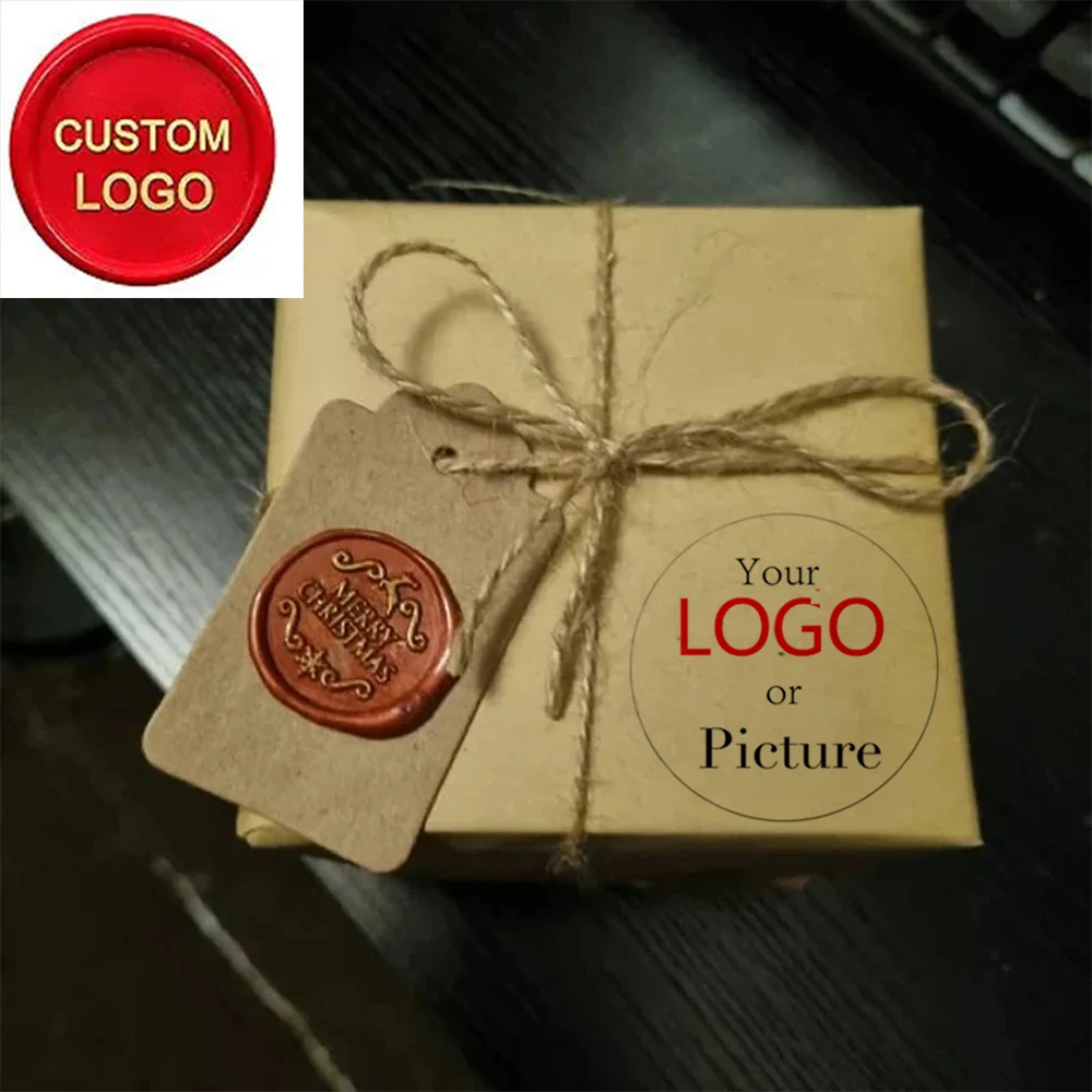 Wax Seal Letter Kit - LOGO Kustom Lilin Penyegel Pernikahan Hadiah