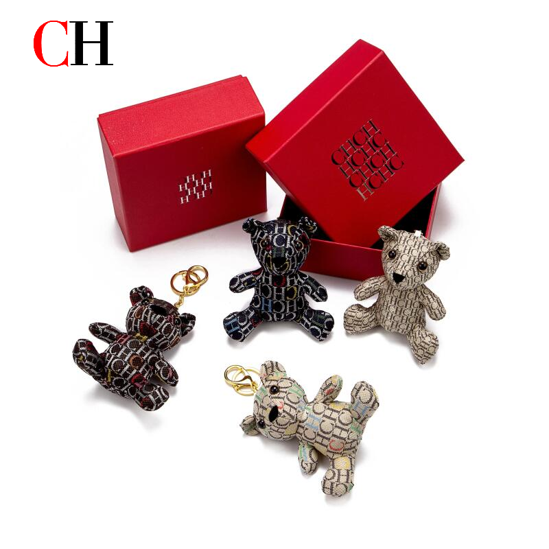Gantungan Kunci Boneka Beruang - Monogram Keychain Leather ulasan dan harga