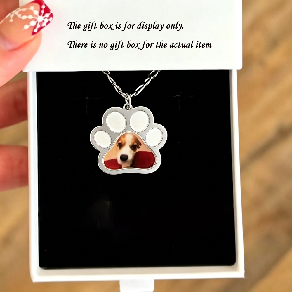 Kalung Foto Cetak Warna Cakar  - Name Necklace Custom ulasan dan harga