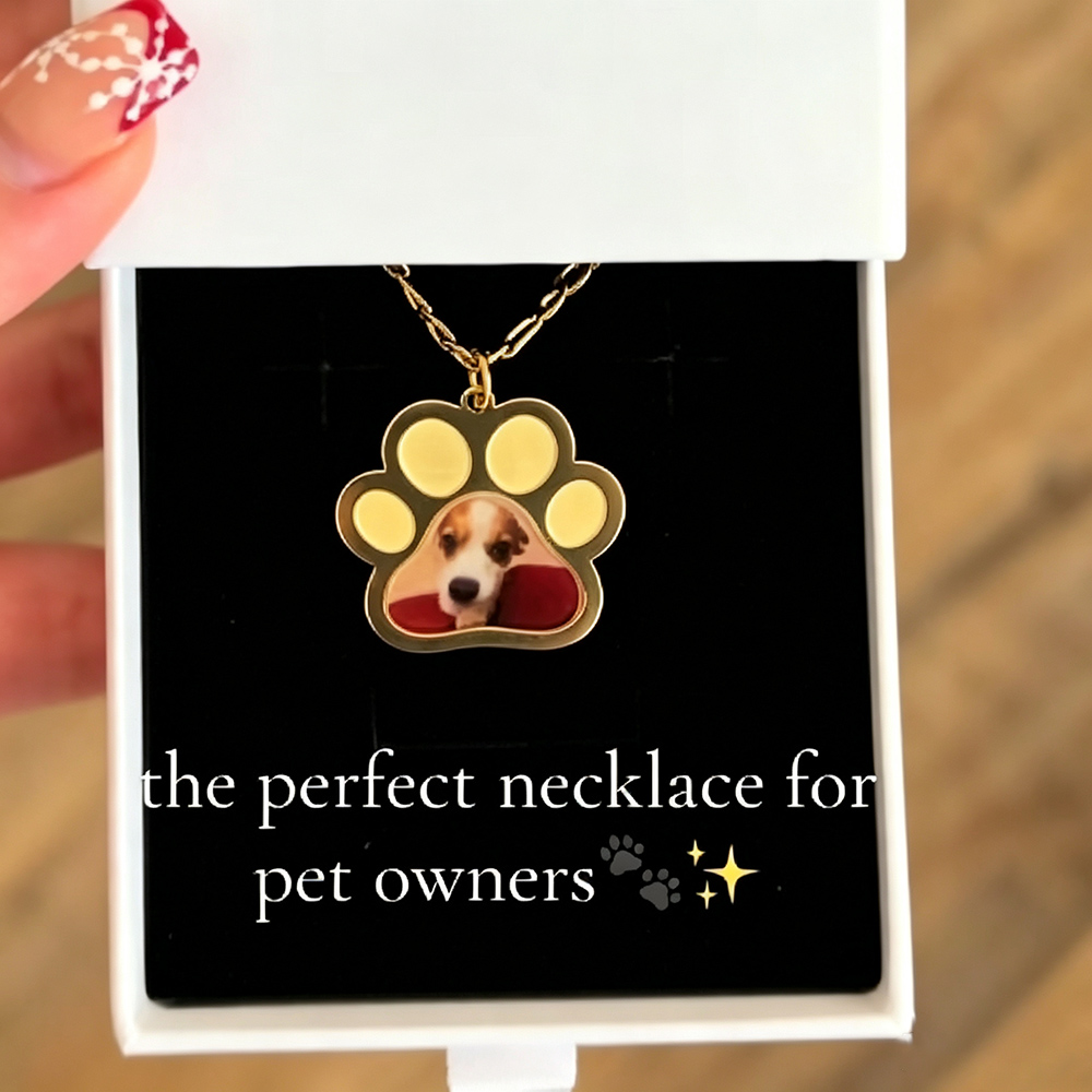 Kalung Foto Cetak Warna Cakar  - Name Necklace Custom ulasan dan harga