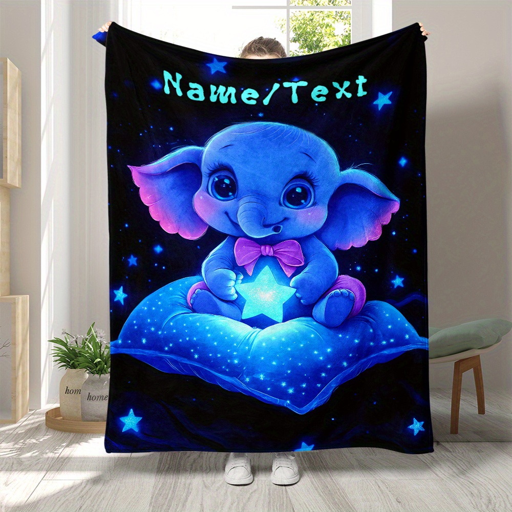Selimut Gajah Biru Lucu yang D - Custom Night Sky ulasan dan harga