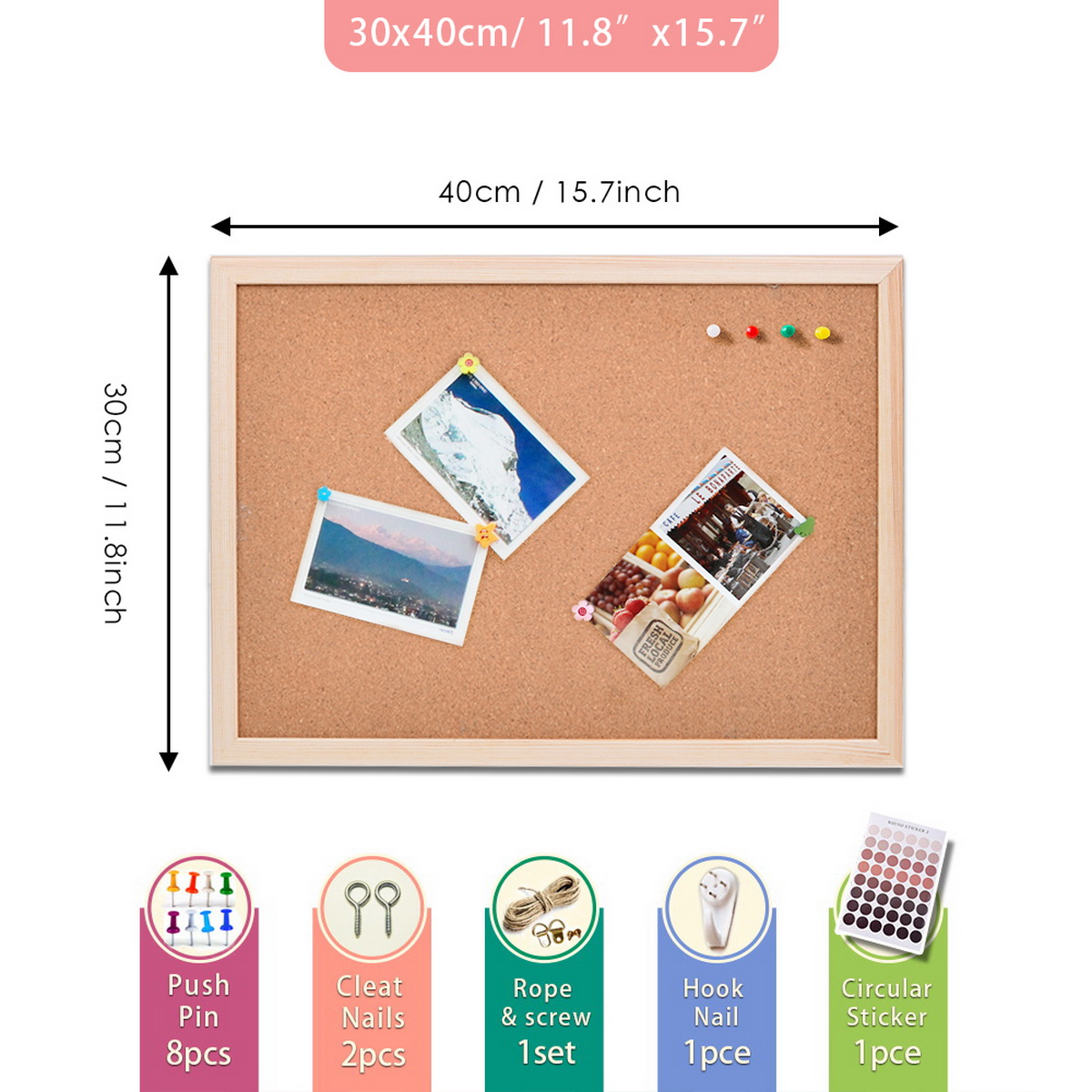 Papan Pesan Bingkai Kayu Pinus - Engraved Wood Frame ulasan dan harga