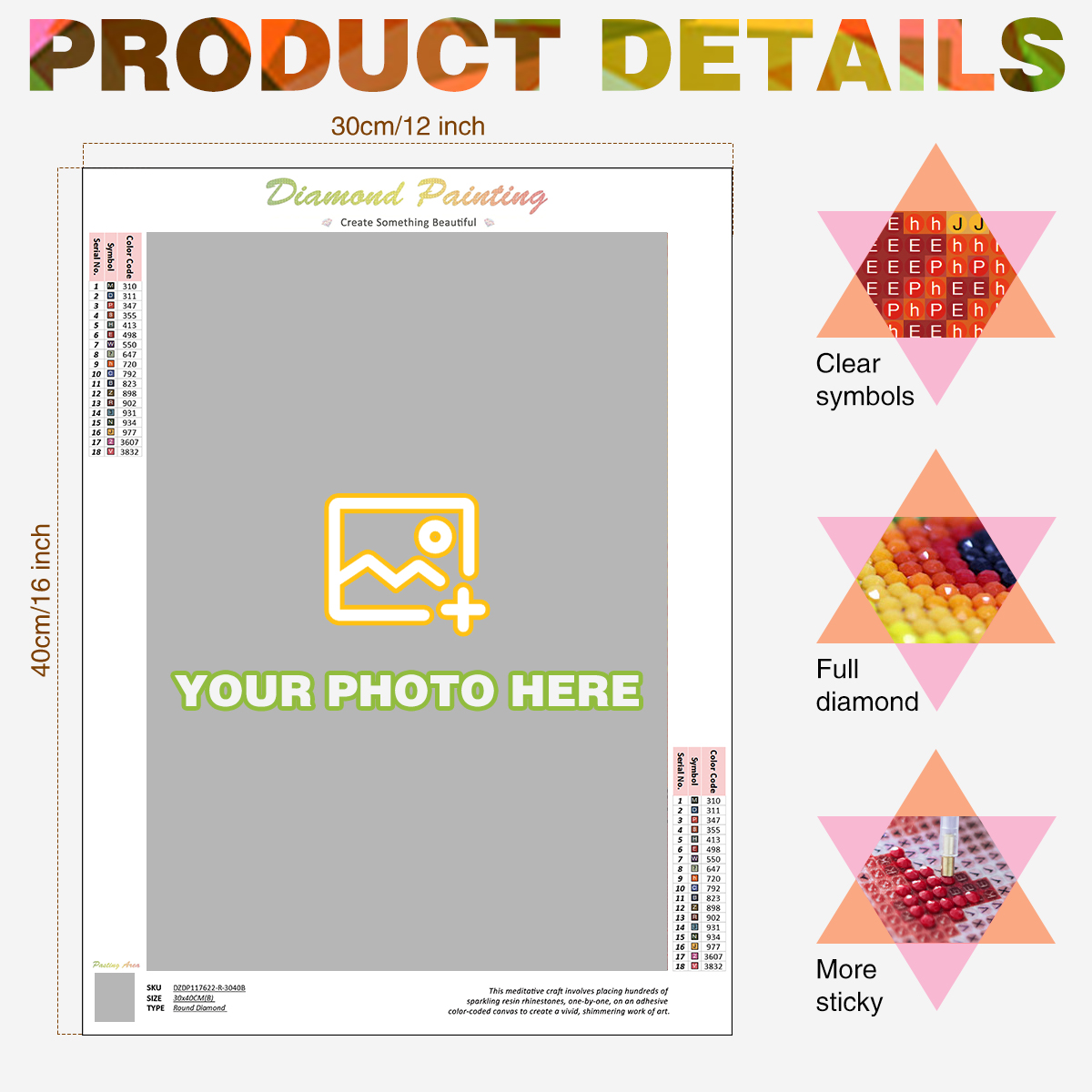 RUOPOTY Kit Lengkap Mosaik Ber - Photo Mosaic Print ulasan dan harga
