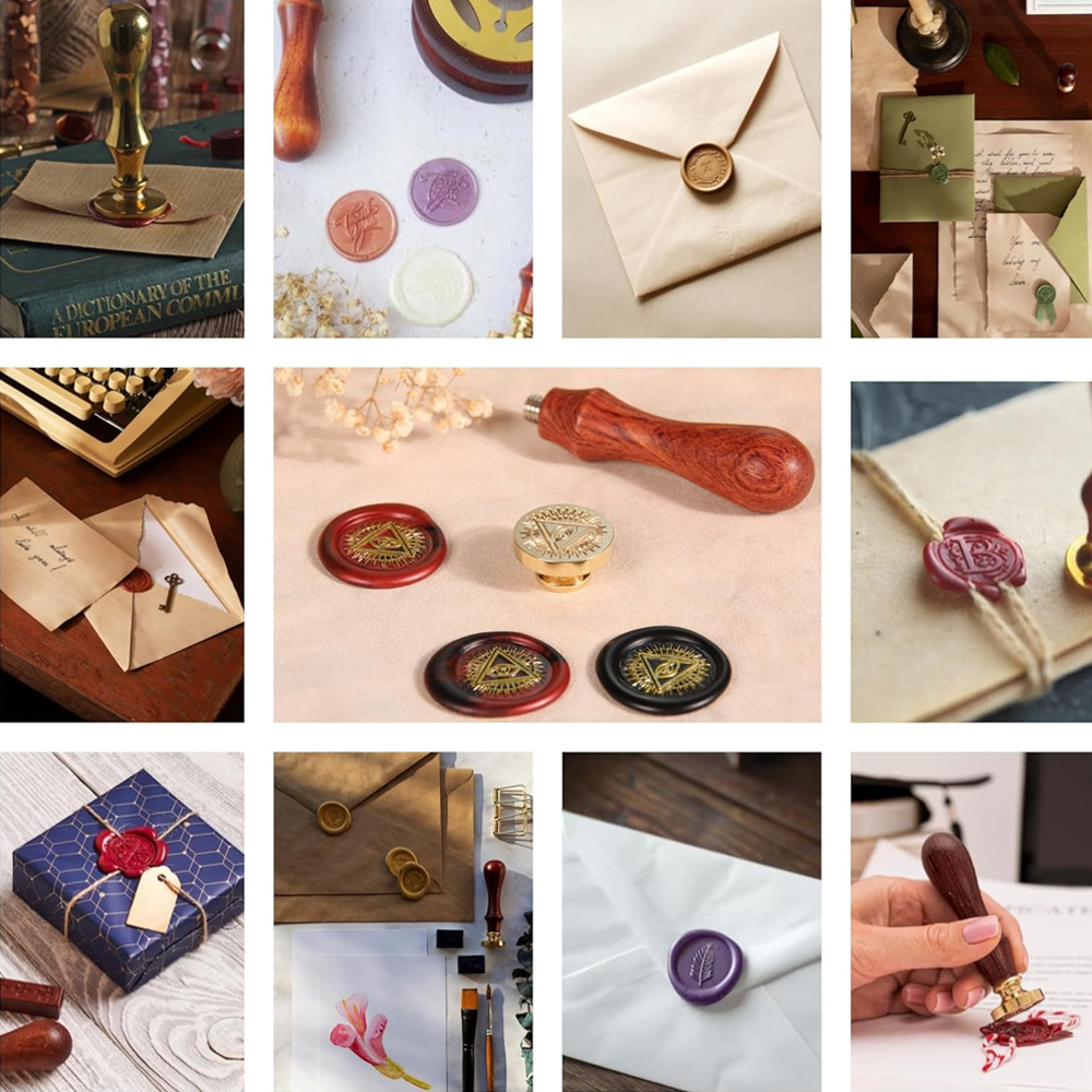 Stempel Segel Lilin Kustom, Ki - Wax Seal Letter Kit ulasan dan harga
