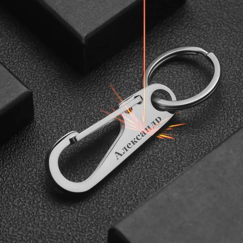 304 Gantungan Kunci Baja Tahan - Initial Ring Custom ulasan dan harga