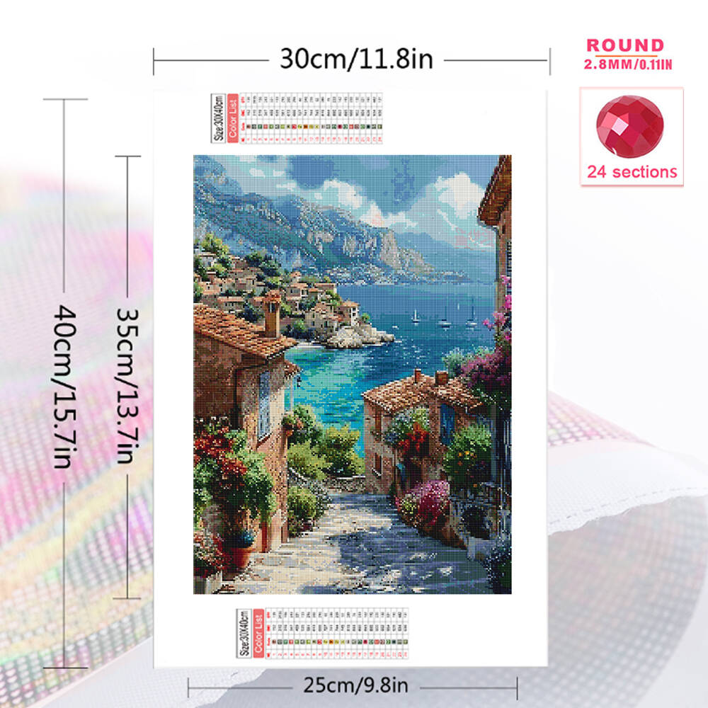 1 buah Lukisan Berlian Tanpa B - Photo Mosaic Print ulasan dan harga
