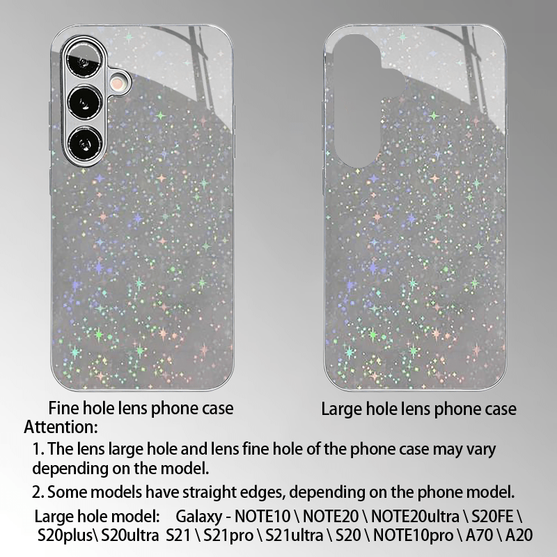 Casing ponsel kaca berlapis el - Custom Night Sky ulasan dan harga