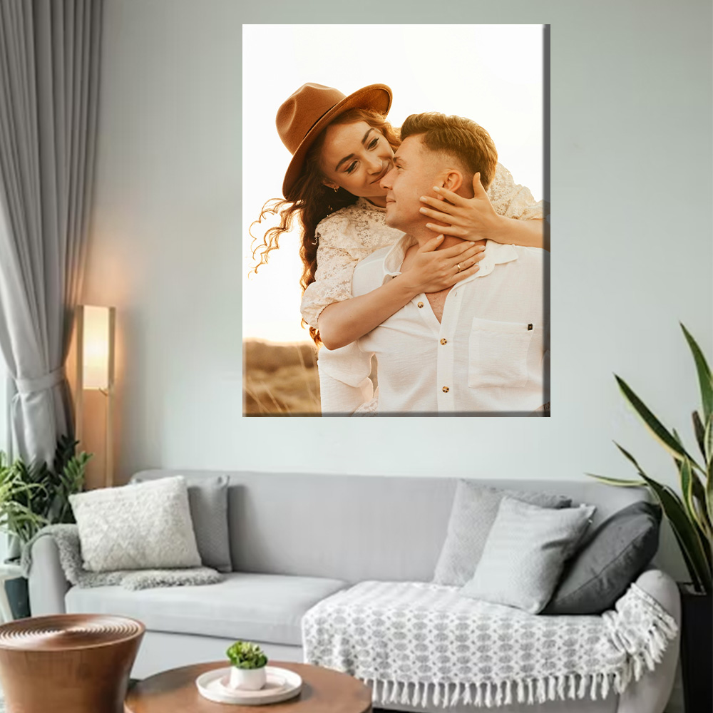 1 Buah Foto Kustom di Atas Kan - Engraved Wood Frame ulasan dan harga