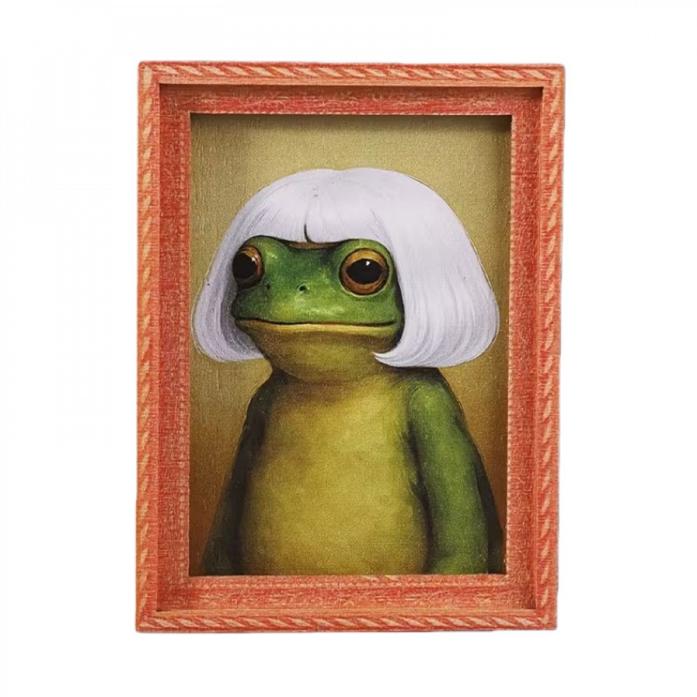 Magnet kulkas bercorak lucu da - Engraved Wood Frame ulasan dan harga