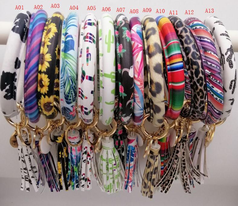 Gantungan kunci Monogram kaktu - Monogram Keychain Leather ulasan dan harga