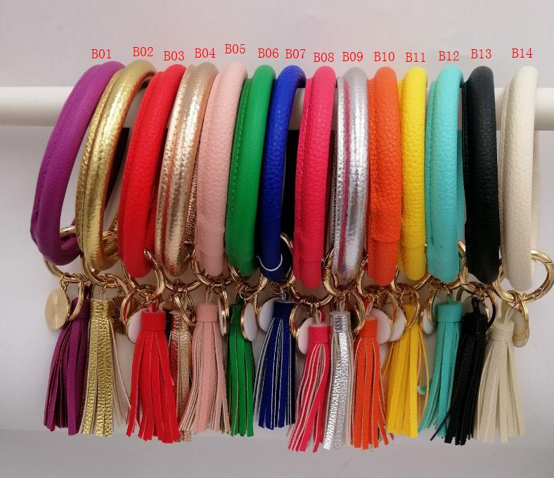 Gantungan kunci Monogram kaktu - Monogram Keychain Leather ulasan dan harga