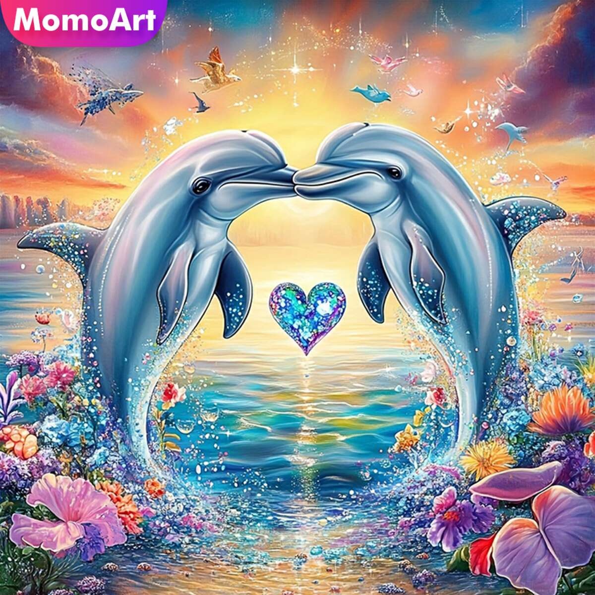 Momoart lukisan berlian keluar - Photo Mosaic Print ulasan dan harga