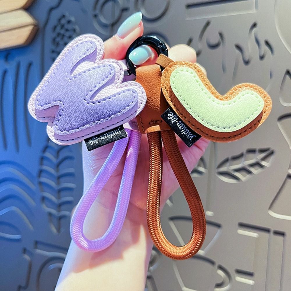 Gantungan Kunci 26 Huruf Manis - Monogram Keychain Leather ulasan dan harga