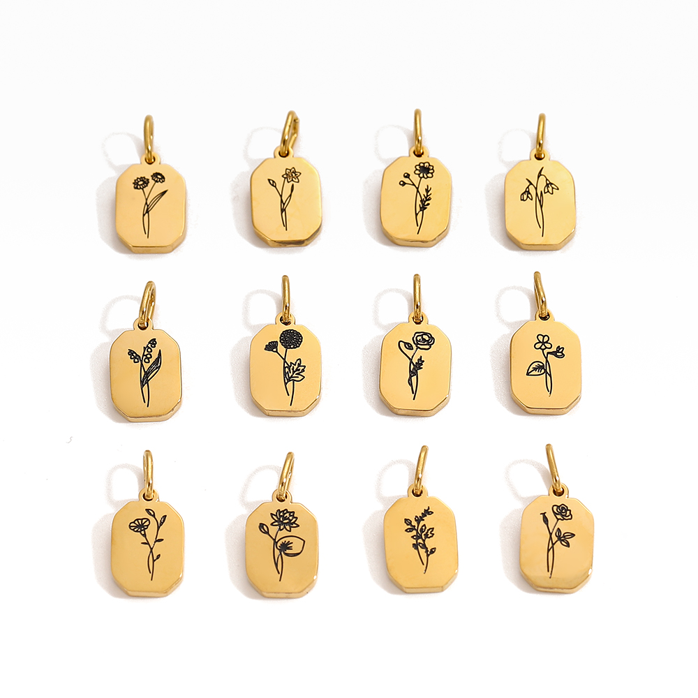 Chic Hot Sale Bulan Kelahiran  - Birth Flower Necklace ulasan dan harga