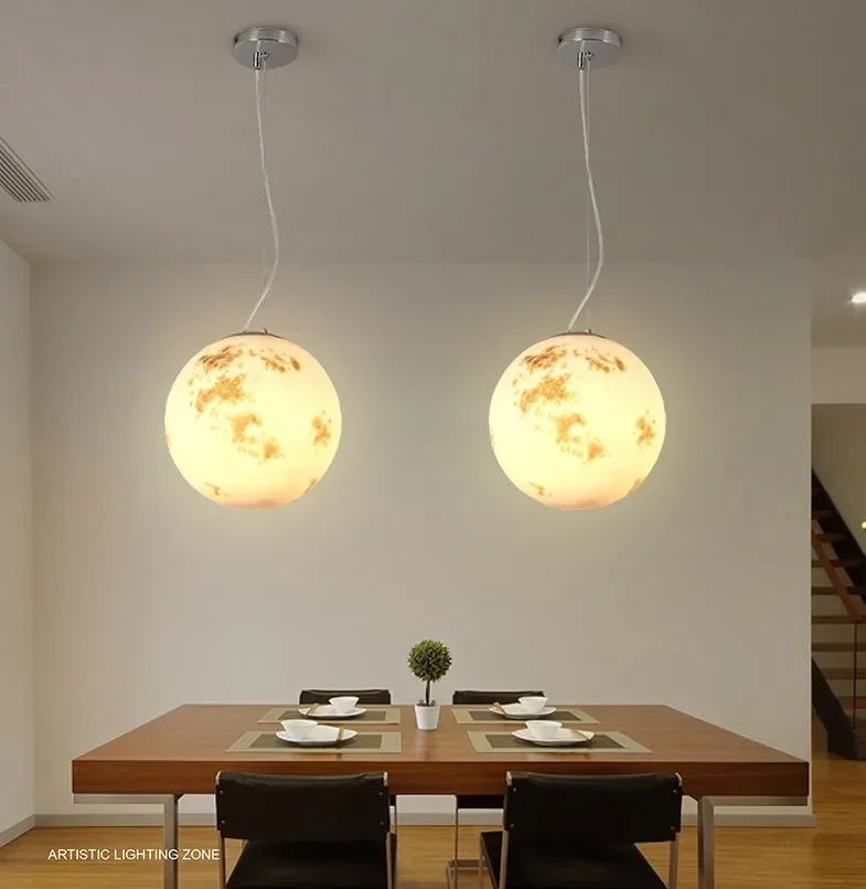 Lampu gantung bulan penuh krea - Custom Night Sky ulasan dan harga