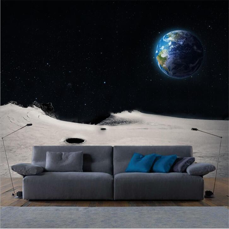 Wallpaper Sofa Stereoskopis 3D - Custom Night Sky ulasan dan harga