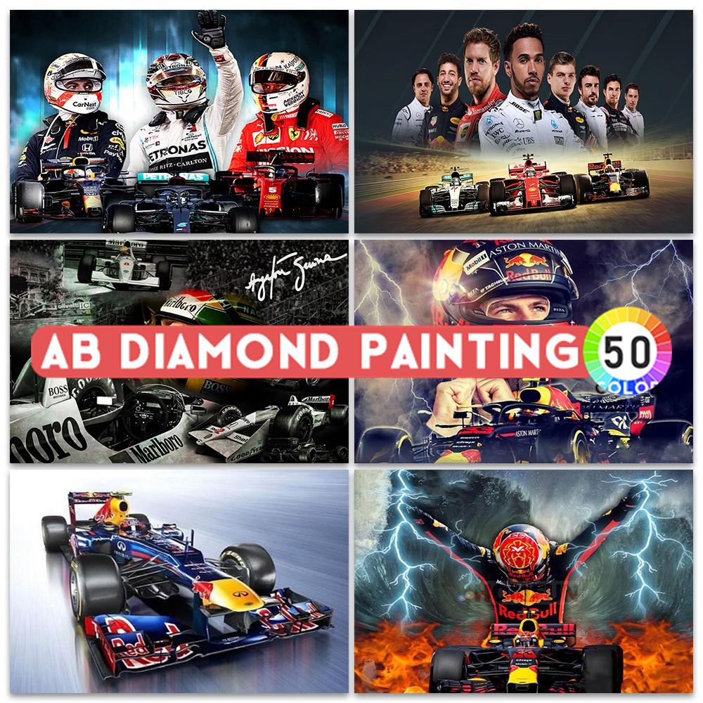 AB DIY lukisan berlian balap m - Photo Mosaic Print ulasan dan harga