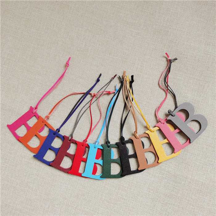 Gantungan Kunci Kulit Sapi PU  - Monogram Keychain Leather ulasan dan harga