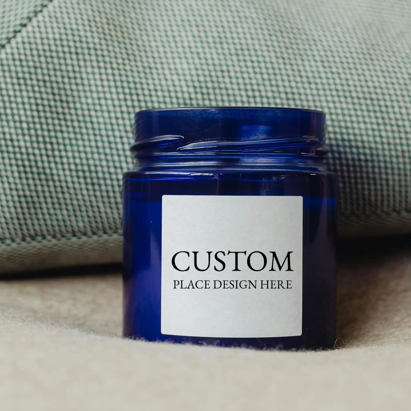 1-100 Buah Stiker Tahan Air Pe - Personalised Candle Label ulasan dan harga