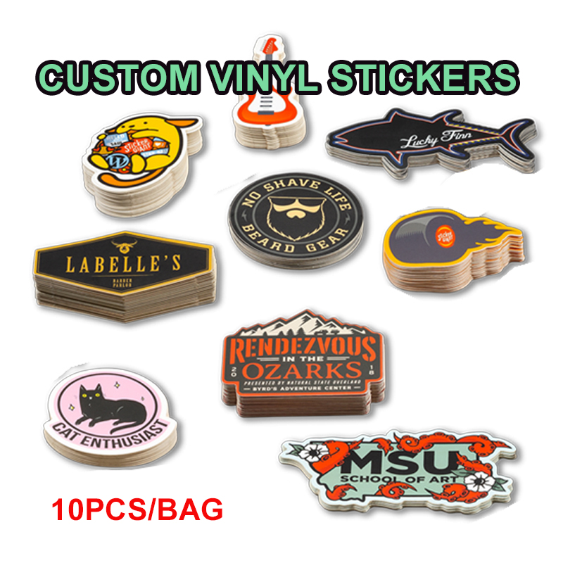 10 Buah Label Stiker Vinil Kus - Custom Photo Book ulasan dan harga