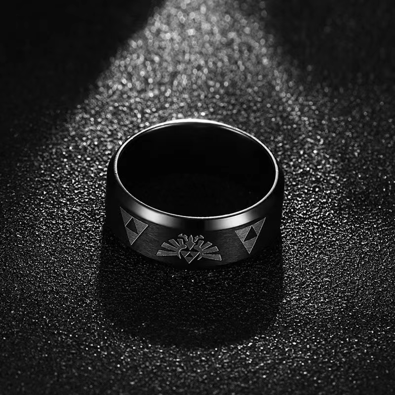 Cincin Pita Segitiga Triforce  - Initial Ring Custom ulasan dan harga