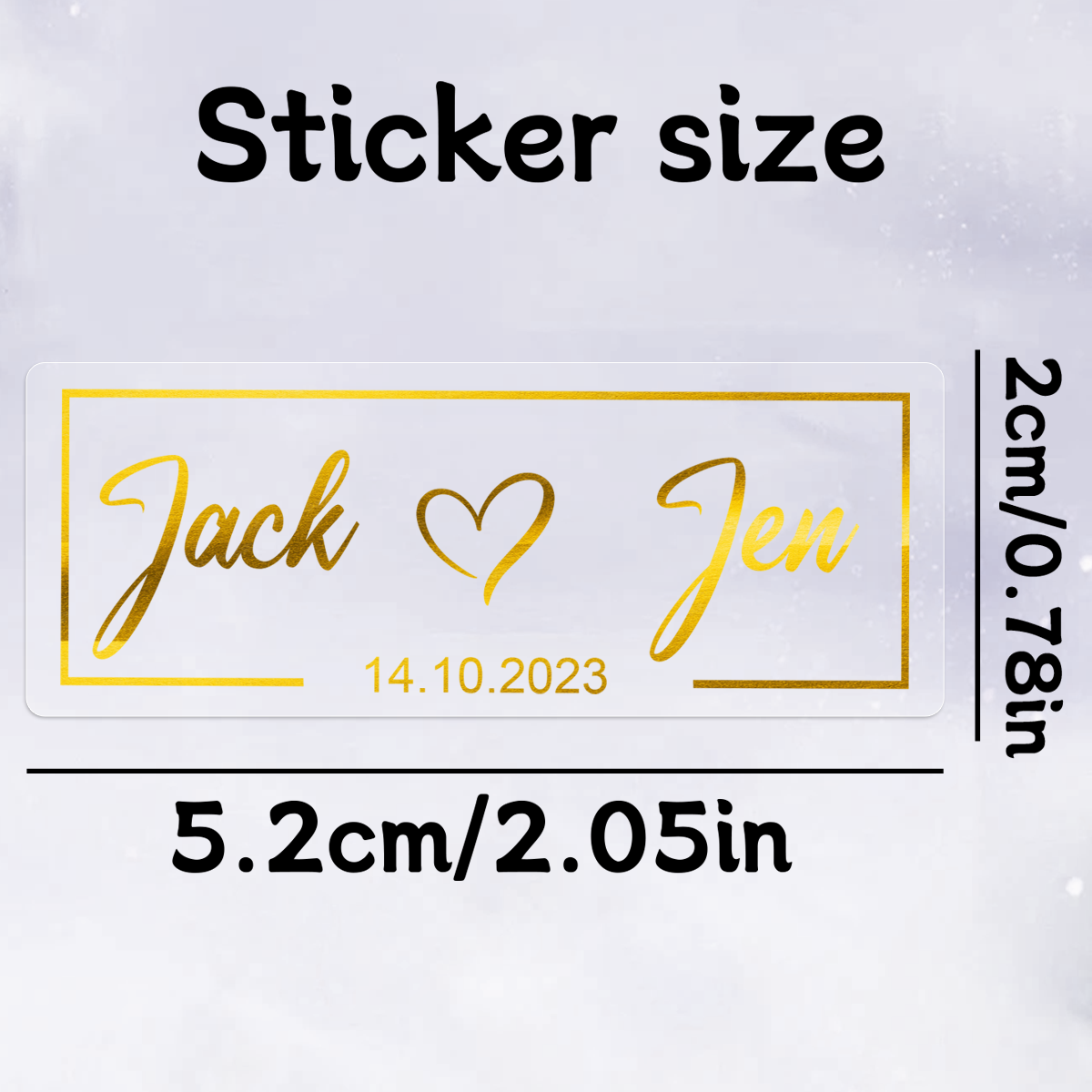 30-240 Buah Stiker Pernikahan  - Personalised Candle Label ulasan dan harga