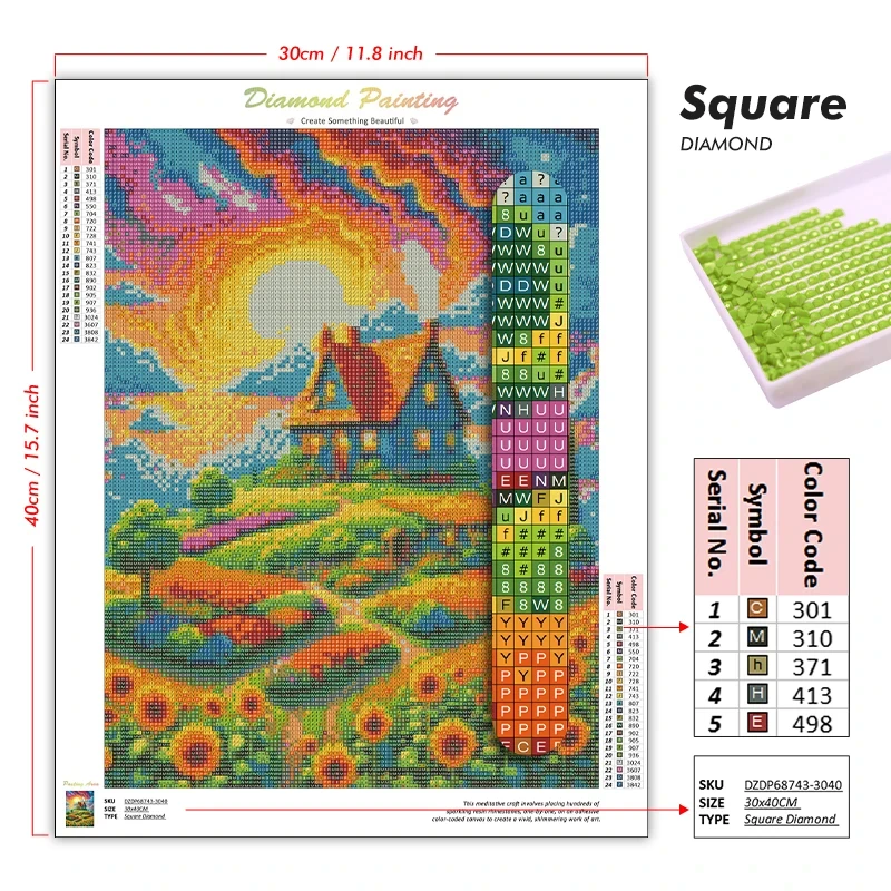 Lukisan Berlian Kartun Beruang - Photo Mosaic Print ulasan dan harga