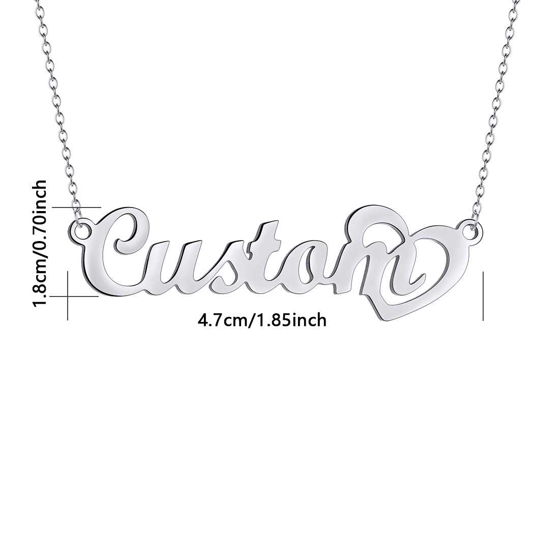 Kalung nama kustom dengan lion - Name Necklace Custom ulasan dan harga