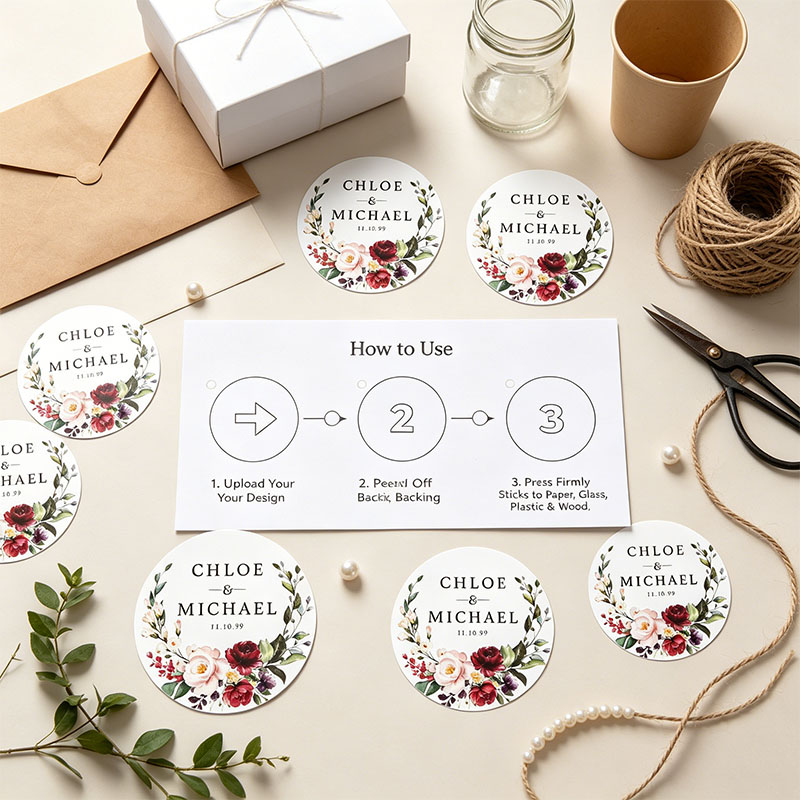Label Segel Kustom Nama dan Ta - Personalized Name Box ulasan dan harga