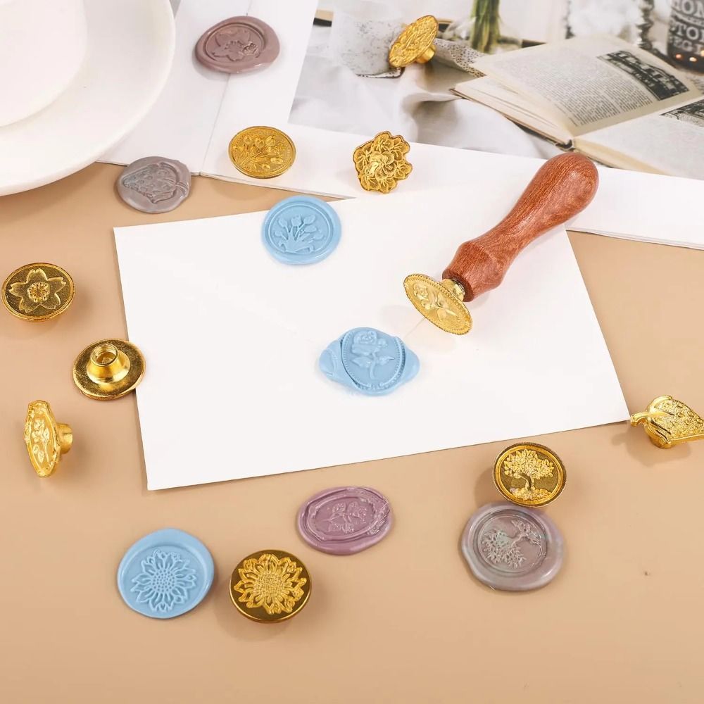 Kit Stempel Lilin Segel Vintag - Wax Seal Letter Kit ulasan dan harga