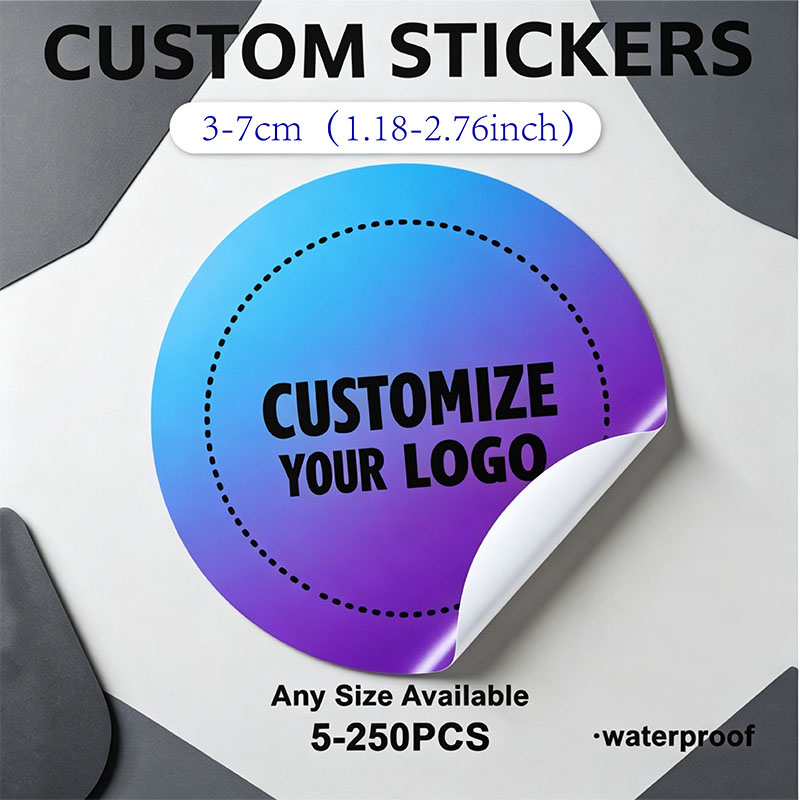 Stiker Bulat dengan Logo Kusto - Personalized Name Box ulasan dan harga
