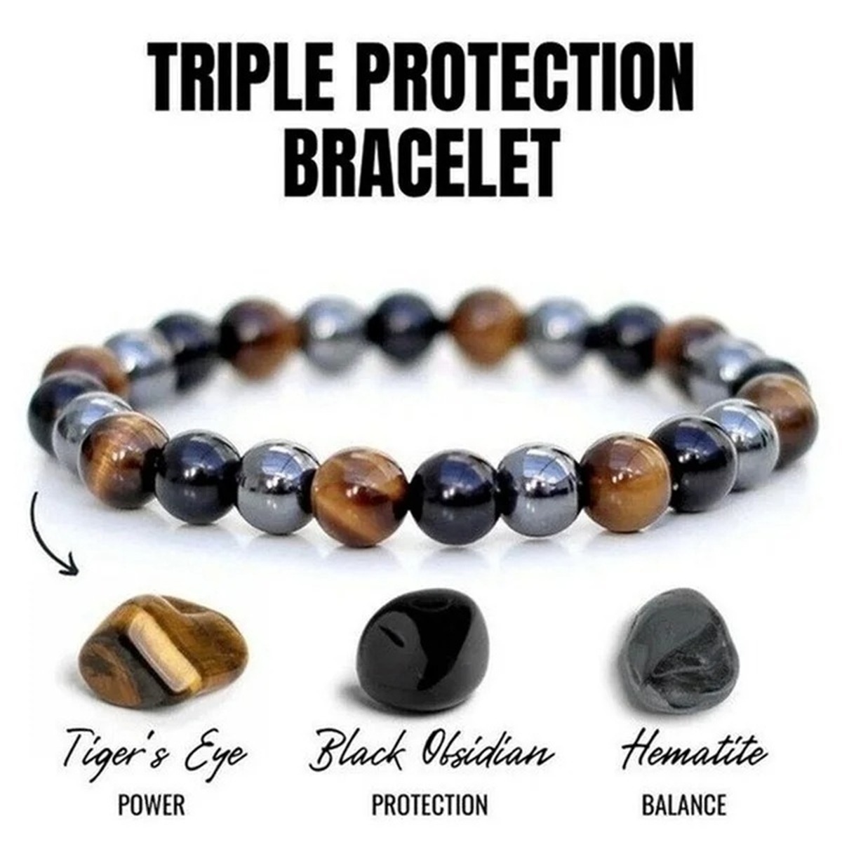 Gelang Pria Magnetik Hematit M - Coordinates Bracelet ulasan dan harga