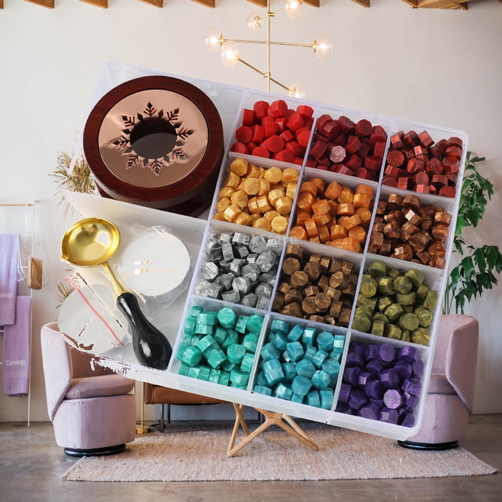 Perlengkapan Segel Lilin denga - Wax Seal Letter Kit ulasan dan harga