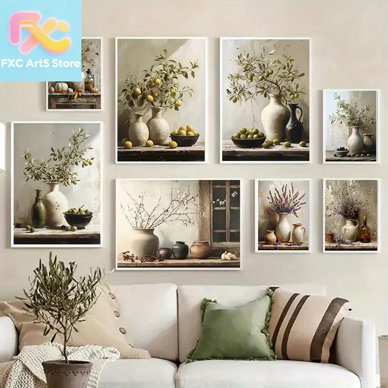 1pc frameless 1pc Poster Retro - Family Tree Print ulasan dan harga