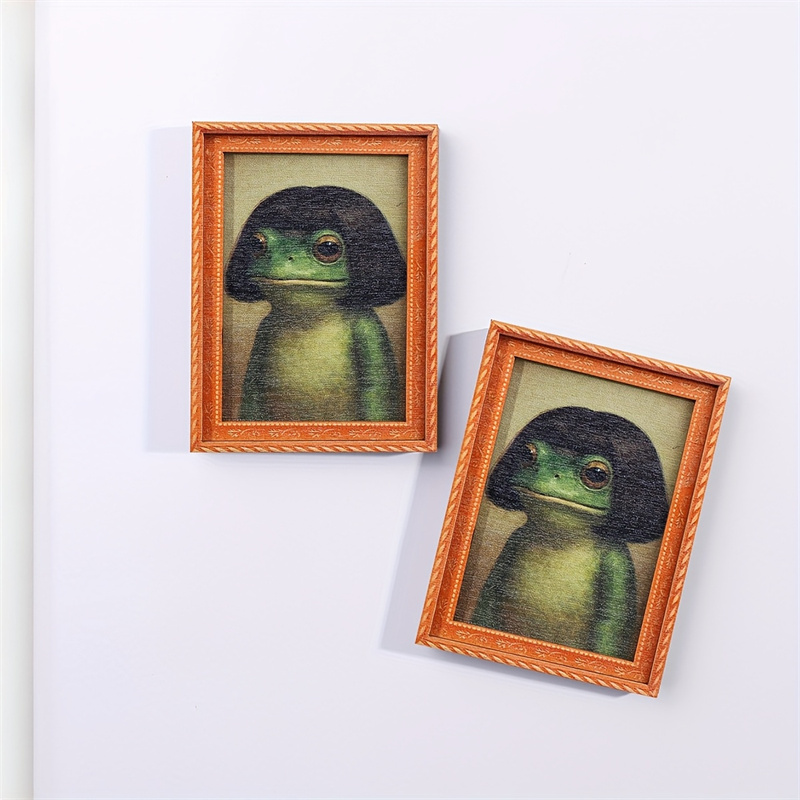 Bingkai Foto Kayu Mini Magnet  - Engraved Wood Frame ulasan dan harga